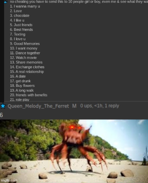yos | image tagged in crab rave | made w/ Imgflip meme maker