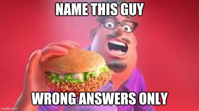 NAME THIS GUY; WRONG ANSWERS ONLY | made w/ Imgflip meme maker
