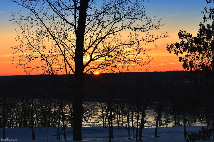 this morning over the rock river | made w/ Imgflip meme maker