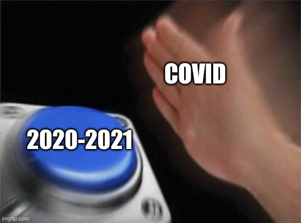Blank Nut Button | COVID; 2020-2021 | image tagged in memes,so true memes,much wow | made w/ Imgflip meme maker
