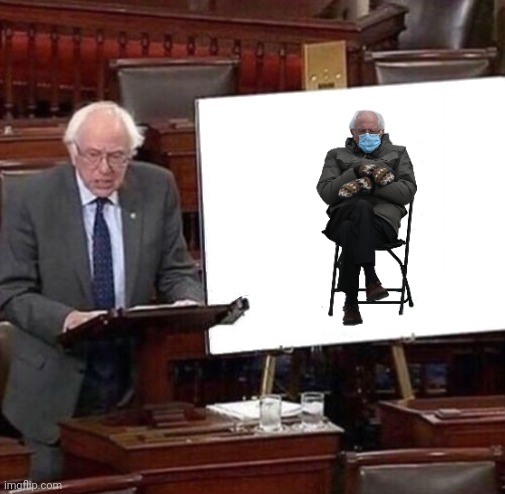 I Think I Just Won the Internet with This? | image tagged in bernie sanders poster | made w/ Imgflip meme maker