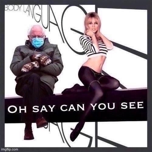 Remember when Kylie Minogue sang the National Anthem at Biden’s inauguration? That was awesome! | image tagged in kylie oh say can you see,national anthem,song lyrics,inauguration day,inauguration,lyrics | made w/ Imgflip meme maker