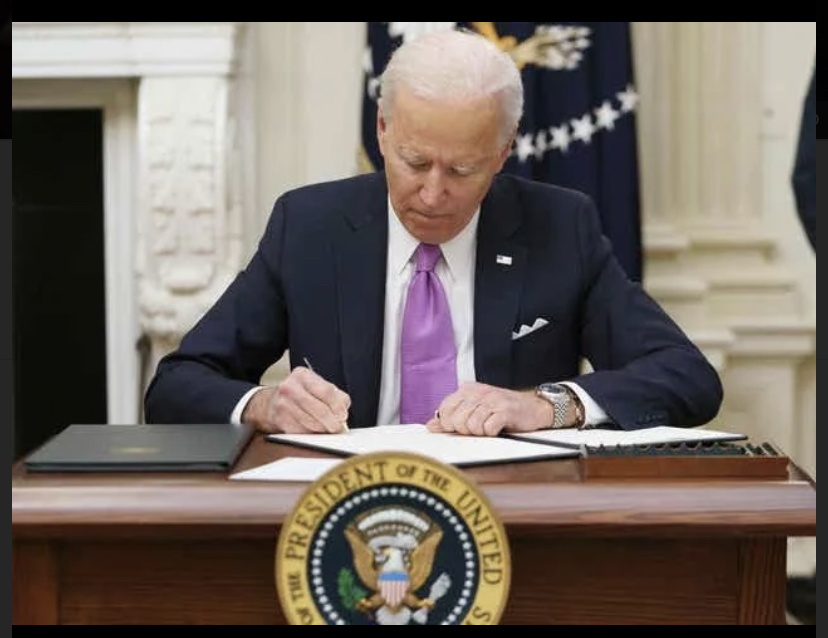 Biden signing Blank Meme Template