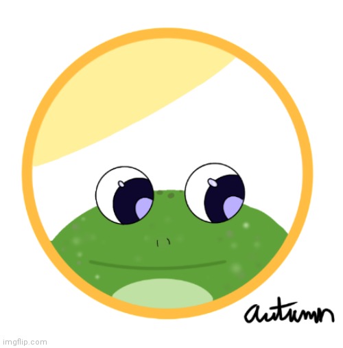 Frog I drew at 3:00 am today | made w/ Imgflip meme maker