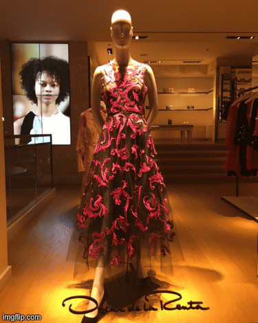 Delight in the light unless you prefer the night. | image tagged in gifs,fashion,oscar de la renta,la double j,bergdorf goodman,brian einersen | made w/ Imgflip images-to-gif maker