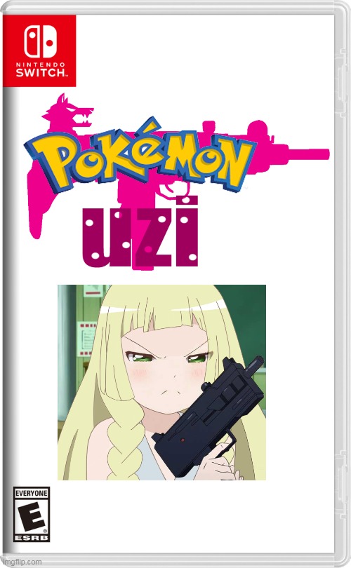 pokemon uzi | image tagged in nintendo switch,memes,funny,pokemon,pokemon sword and shield | made w/ Imgflip meme maker