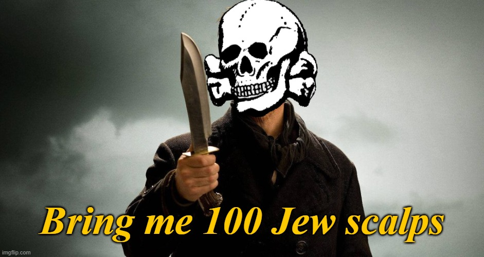 Jew scalps Blank Meme Template