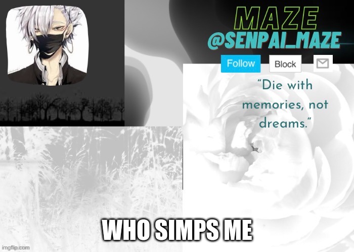 owo | WHO SIMPS ME | image tagged in whys templete | made w/ Imgflip meme maker