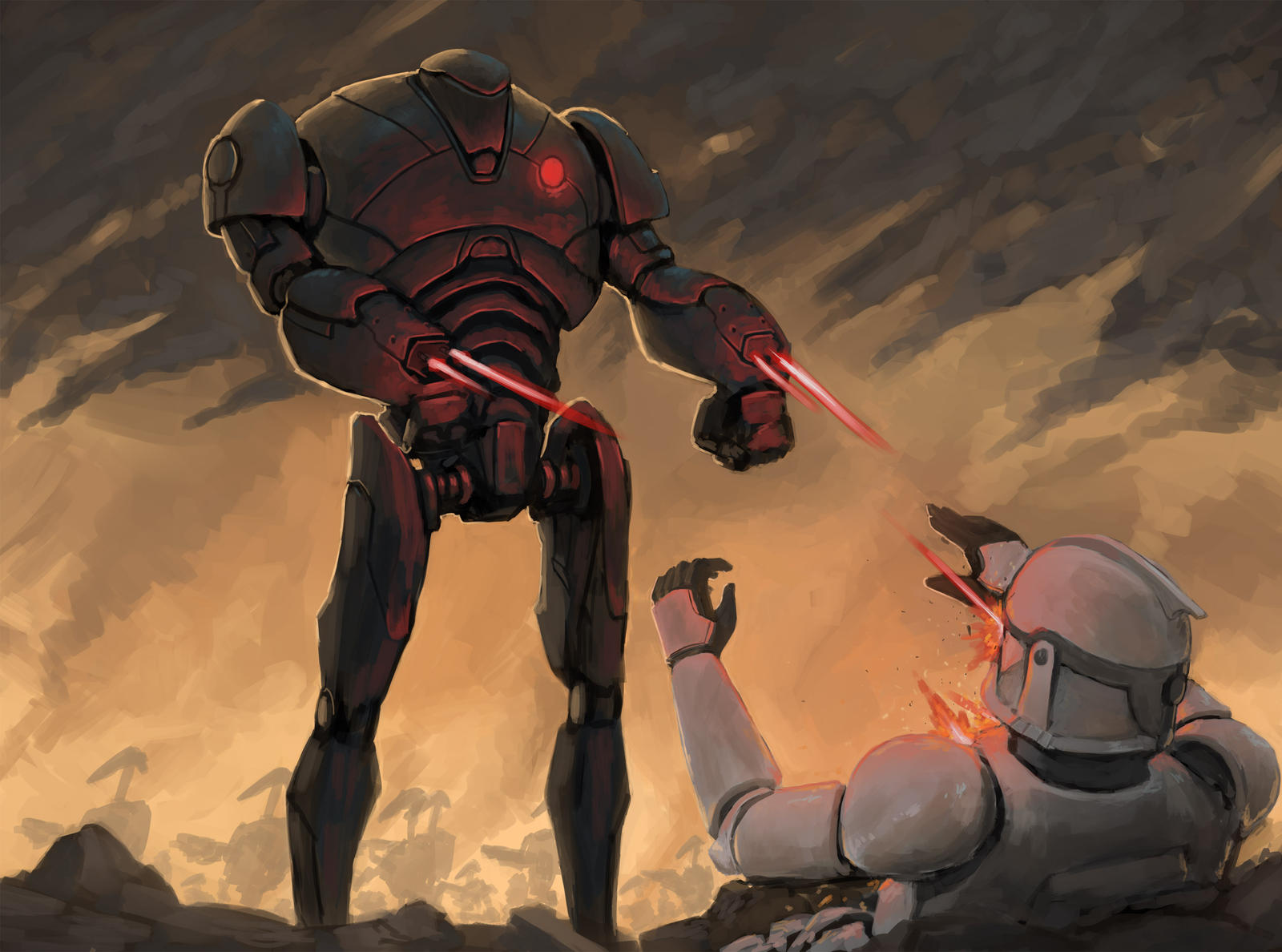 B2 vs clone Blank Meme Template
