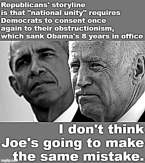 In his new memoir, Obama regrets allowing himself to be strung along by GOP offers of "compromise" that never materialized. | image tagged in joe biden,biden,obama,pissed off obama,republicans,barack obama | made w/ Imgflip meme maker