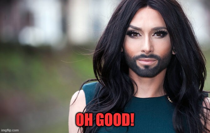 transgender | OH GOOD! | image tagged in transgender | made w/ Imgflip meme maker