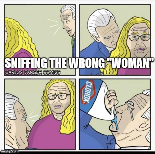 Joe Biden | SNIFFING THE WRONG "WOMAN" | image tagged in joe biden | made w/ Imgflip meme maker