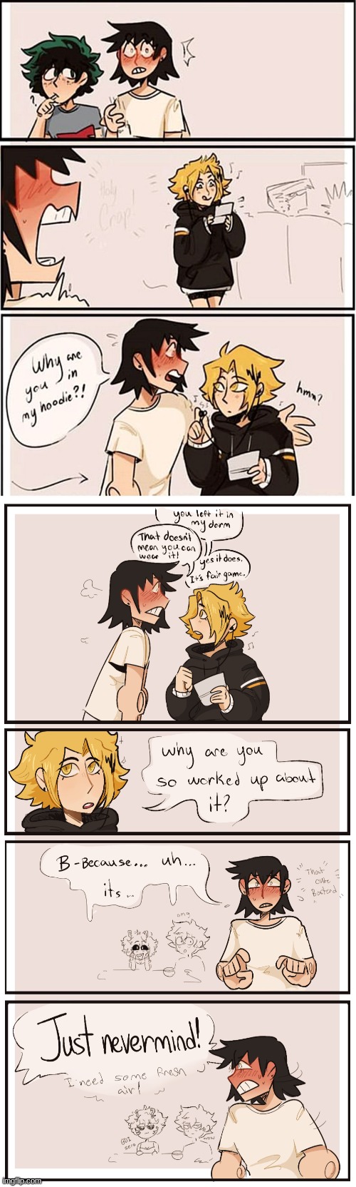 Why is Sero x Denki kind of cute- | made w/ Imgflip meme maker