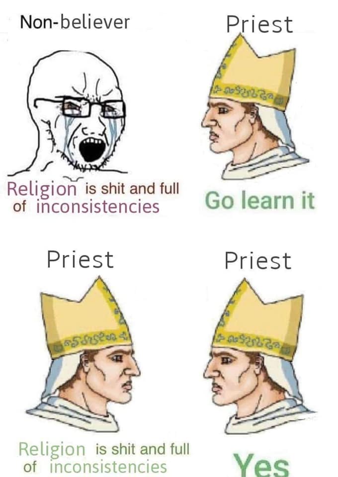 Anti-religion Blank Meme Template