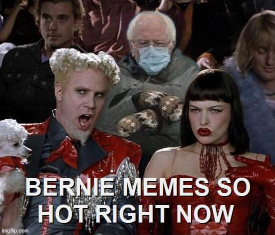 not for long | image tagged in bernie sanders,bernie,bernie mittens,funny,so hot right now | made w/ Imgflip meme maker