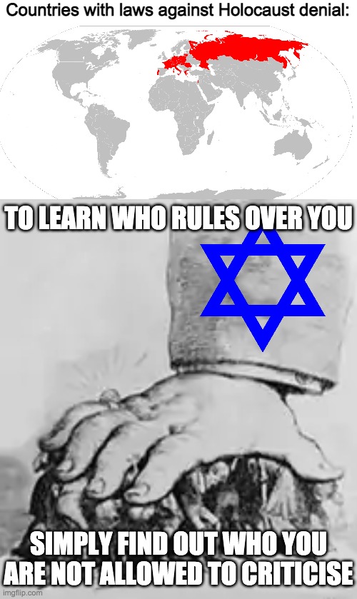 The real conspiracy theory is the holocaust not holocaust denial