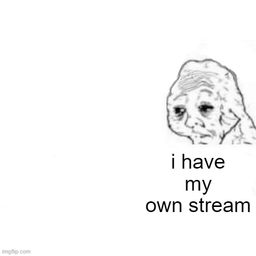 Yes Honey | i have my own stream | image tagged in yes honey | made w/ Imgflip meme maker