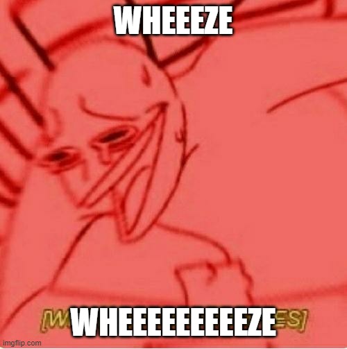 Wheeze | WHEEEZE WHEEEEEEEEEZE | image tagged in wheeze | made w/ Imgflip meme maker