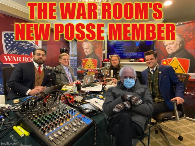 THE WAR ROOM'S NEW POSSE MEMBER | made w/ Imgflip meme maker