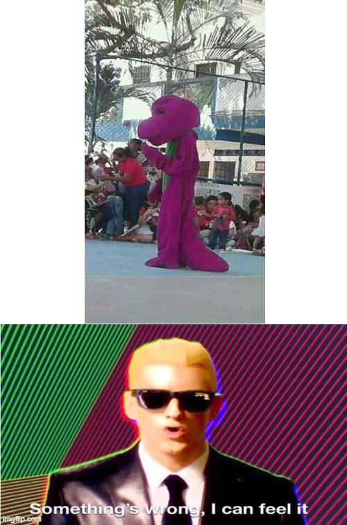 What happened to Barney? | made w/ Imgflip meme maker