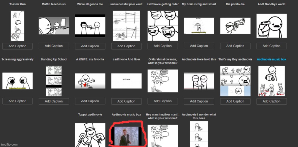 I got rickrolled by looking at asdfmovie templated | image tagged in rickroll,asdfmovie,asdf movie | made w/ Imgflip meme maker