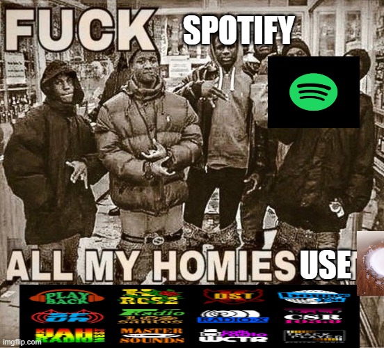 All My Homies Hate | SPOTIFY; USE | image tagged in all my homies hate | made w/ Imgflip meme maker