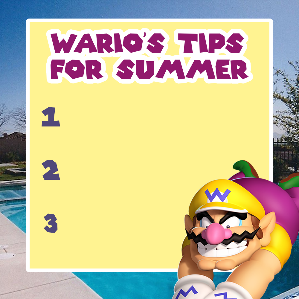warios tips for summer Blank Meme Template