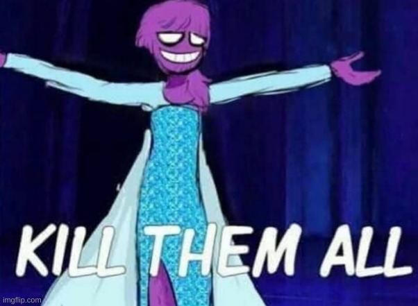 something about purple guy in a dress makes me burst out laughing | image tagged in memes,funny,purple guy,the man behind the slaughter,fnaf,lmao | made w/ Imgflip meme maker