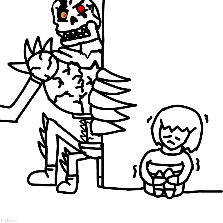 Come out human! Lets play together with the great Papyrus!! | image tagged in papyrus,undertale | made w/ Imgflip meme maker