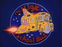 High Quality magic school bus Blank Meme Template