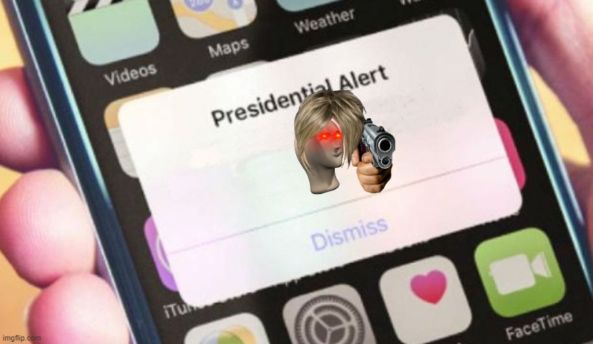 Presidential Alert | image tagged in memes,presidential alert | made w/ Imgflip meme maker