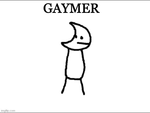 Git piol guy | GAYMER | image tagged in git piol guy | made w/ Imgflip meme maker