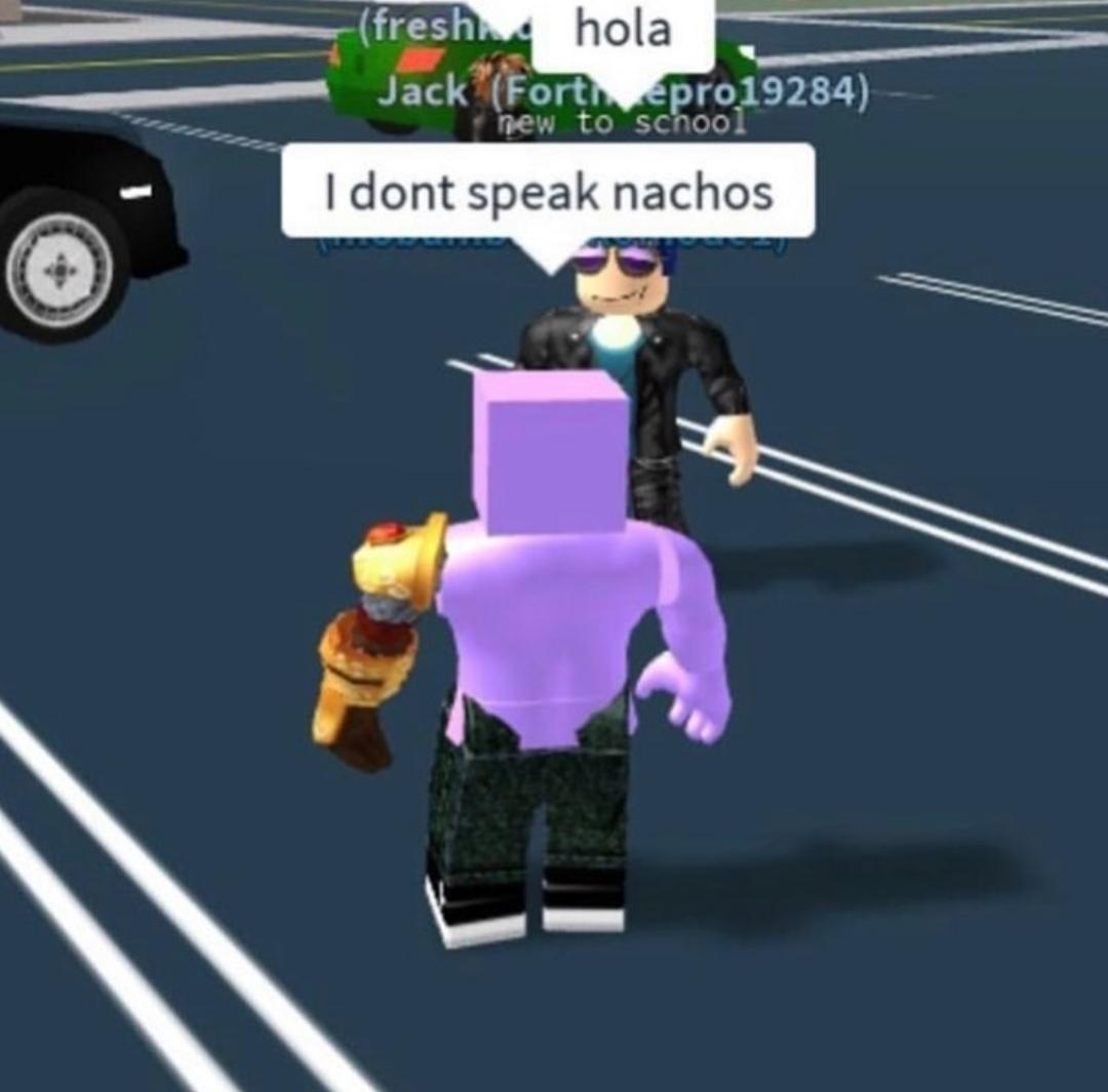 I don't speak nachos Blank Meme Template