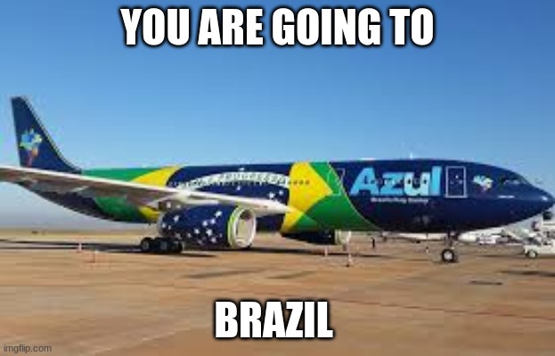 barzil | YOU ARE GOING TO; BRAZIL | image tagged in brazil | made w/ Imgflip meme maker