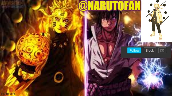 Not Official naruto temp | @NARUTOFAN | made w/ Imgflip meme maker