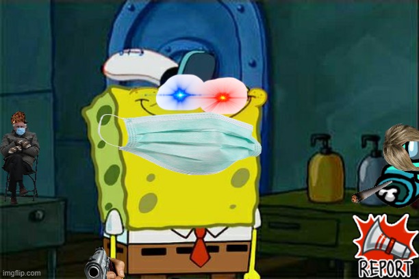 amongst sus | image tagged in memes,don't you squidward | made w/ Imgflip meme maker