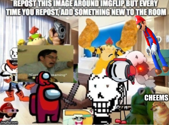 Weird looking Mario in the background | image tagged in community | made w/ Imgflip meme maker
