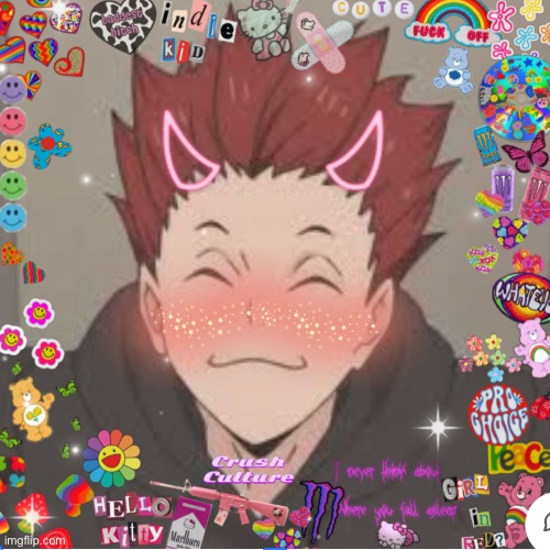 I made Tendou ✨Aesthetic✨ Cause yes lmao | made w/ Imgflip meme maker