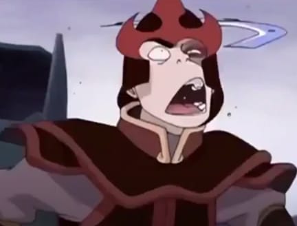 High Quality Zuko has been hit Blank Meme Template