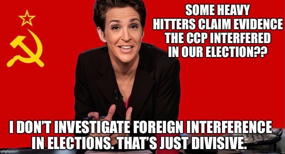 Not Her THANG | image tagged in election,msm,election 2020,rachel maddow | made w/ Imgflip meme maker