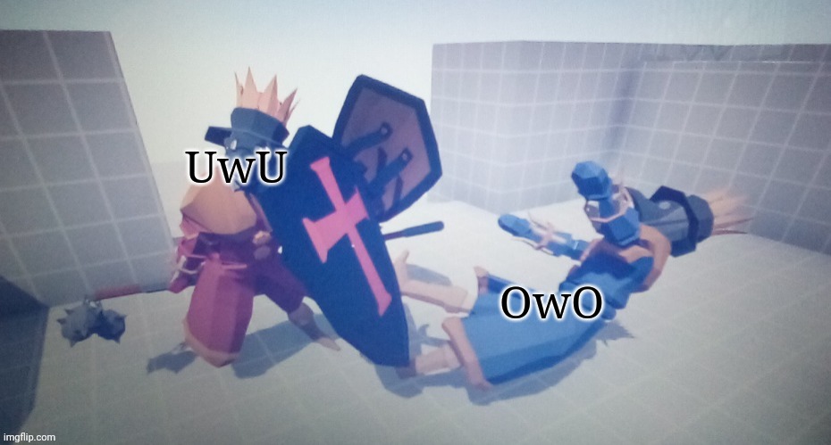 Tabs fight | UwU; OwO | image tagged in tabs fight | made w/ Imgflip meme maker