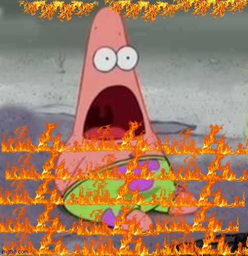 Suprised Patrick | image tagged in suprised patrick | made w/ Imgflip meme maker