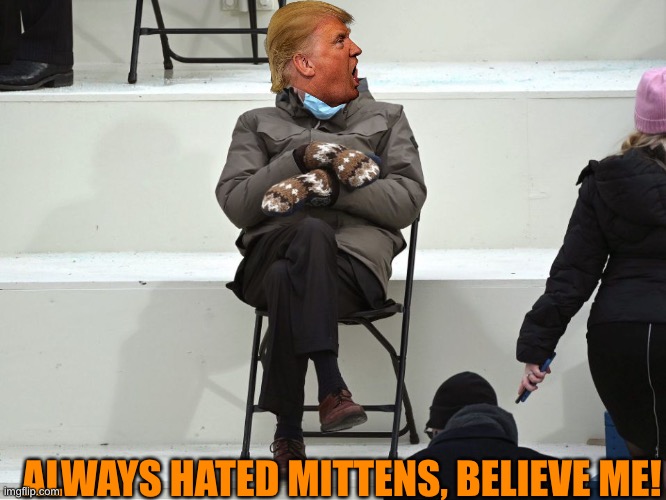 Bernie Sanders Mittens | ALWAYS HATED MITTENS, BELIEVE ME! | image tagged in bernie sanders mittens | made w/ Imgflip meme maker