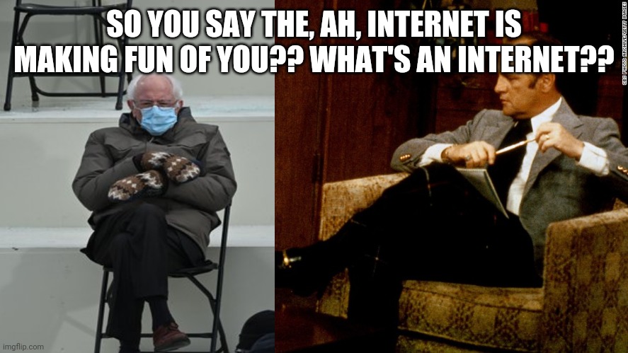 Bob Newhart Clown ith | SO YOU SAY THE, AH, INTERNET IS MAKING FUN OF YOU?? WHAT'S AN INTERNET?? | image tagged in bob newhart clown ith | made w/ Imgflip meme maker