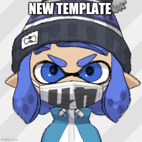 Inkling glaceon | NEW TEMPLATE | image tagged in inkling glaceon | made w/ Imgflip meme maker