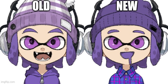 OLD NEW | image tagged in bryce inkling,bryce | made w/ Imgflip meme maker