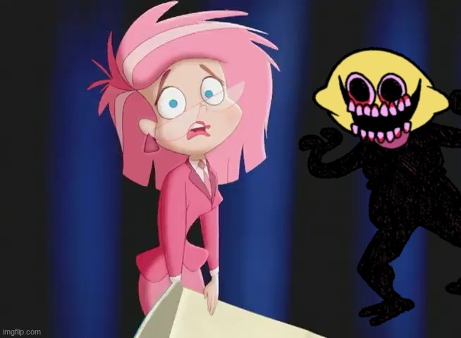 your skin is freezing, here let me help you take it OFF! (Ms Pink meets lemon demon) | made w/ Imgflip meme maker