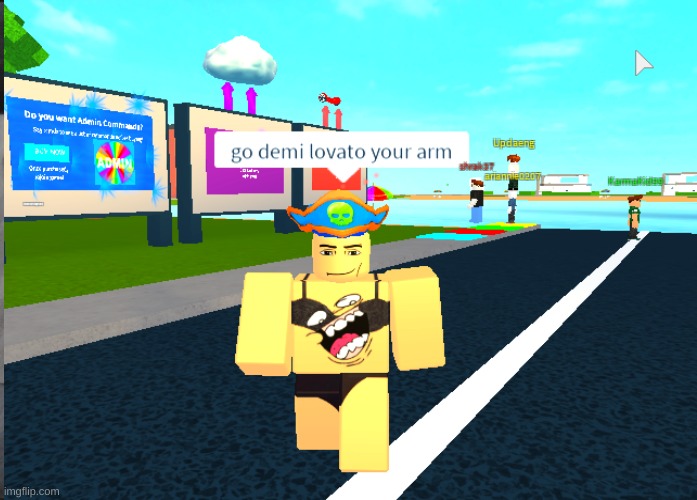 do it | image tagged in demi lovato,roblox,meme | made w/ Imgflip meme maker