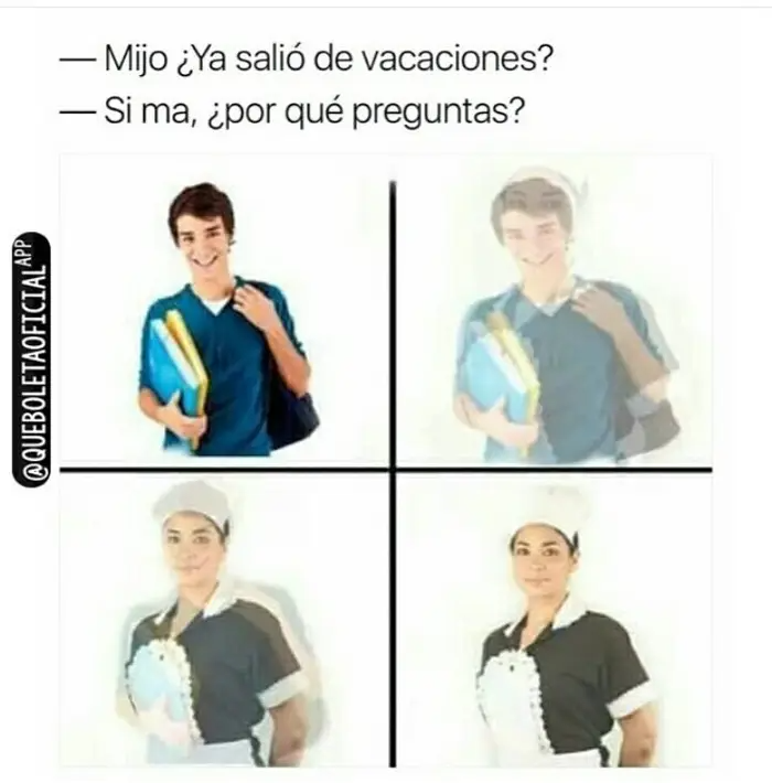 High Quality cuando salimos de vacaciones Blank Meme Template