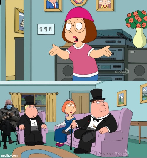 Because why not. | image tagged in meg family guy better than me | made w/ Imgflip meme maker